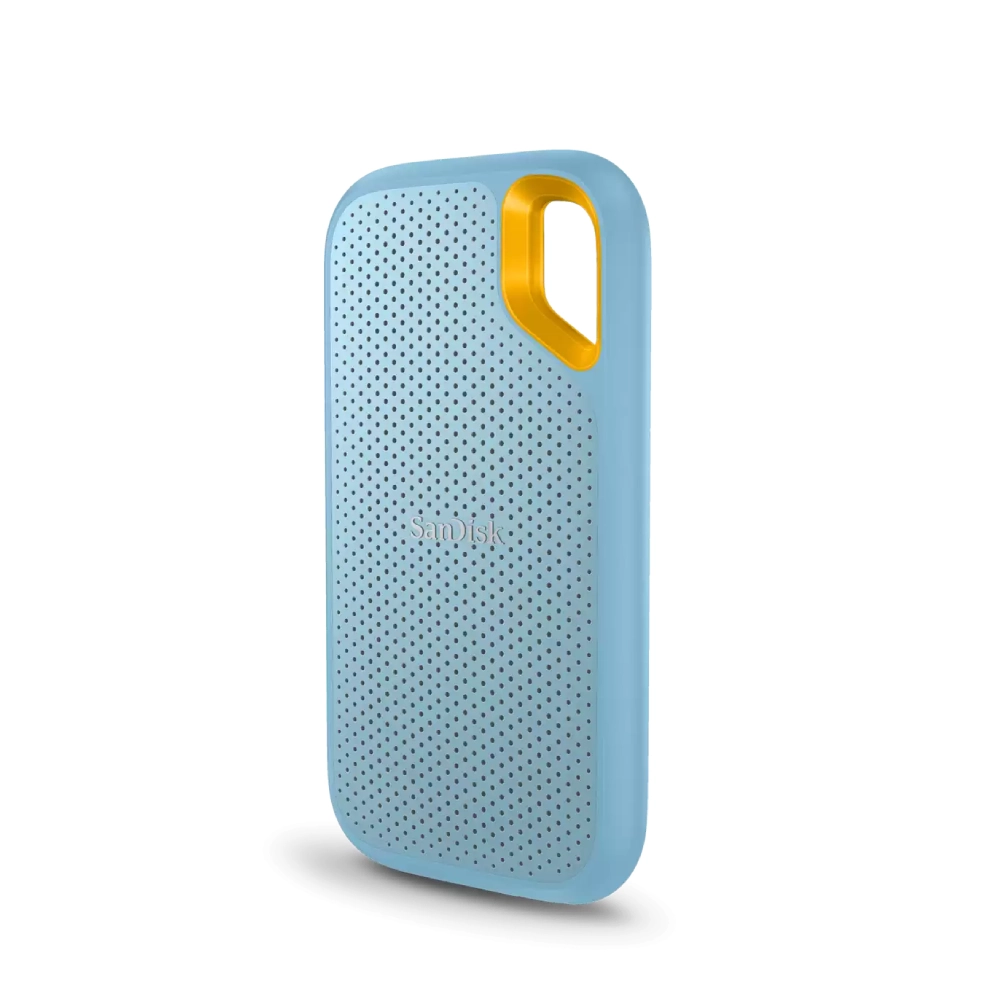 Sandisk External SSD 2TB Extreme (With Type-C and USB 3.2) Blue view 3